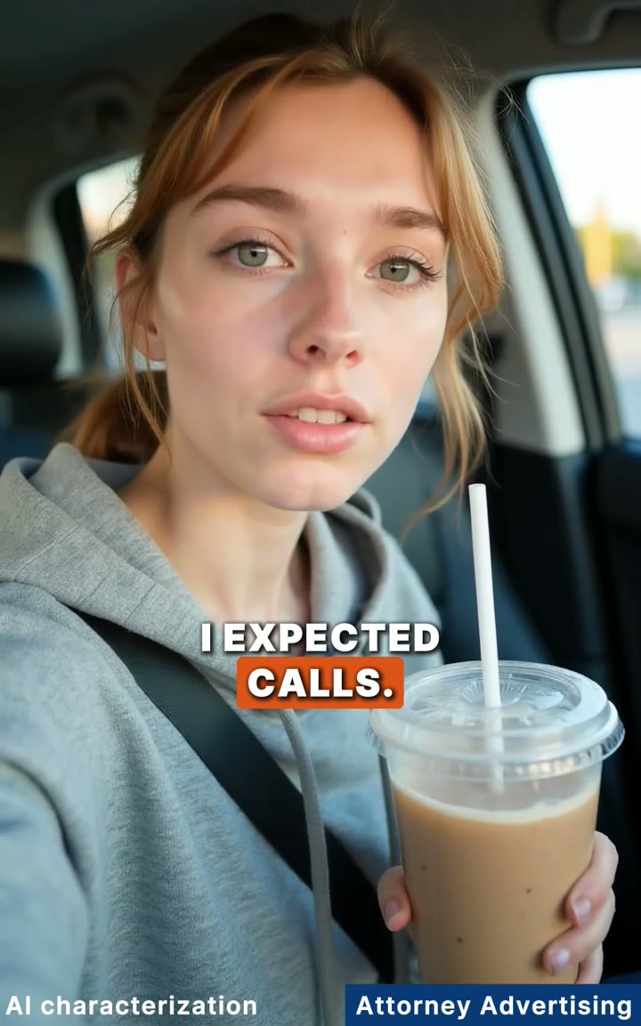 Compliant motor vehicle accident ad, first-person UGC storytime